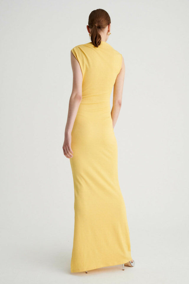 SB2671A24BT-VegaRouchedFrontMidiDress-Butter_1_3000x