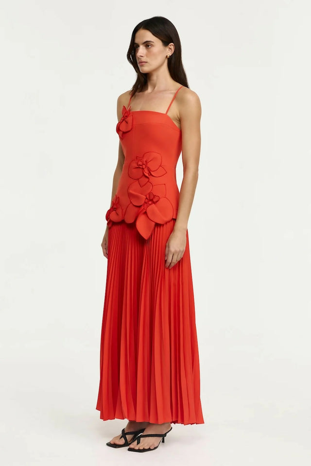 Acler Avision Maxi Dress in Chilli