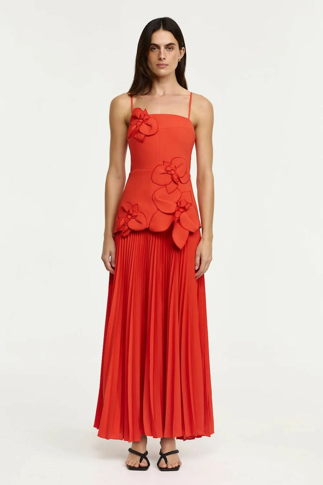 Acler Avision Maxi Dress in Chilli