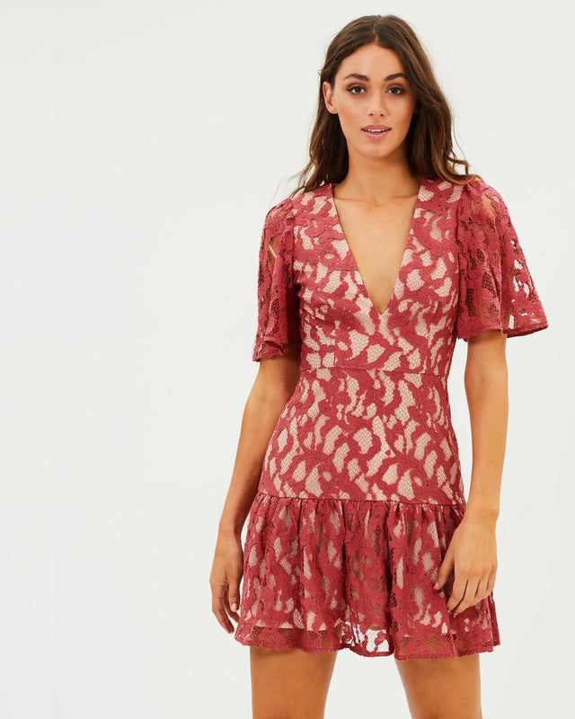 Talulah Immediacy Mini Dress Pink Size 10 - 10 / Pink - Dresses