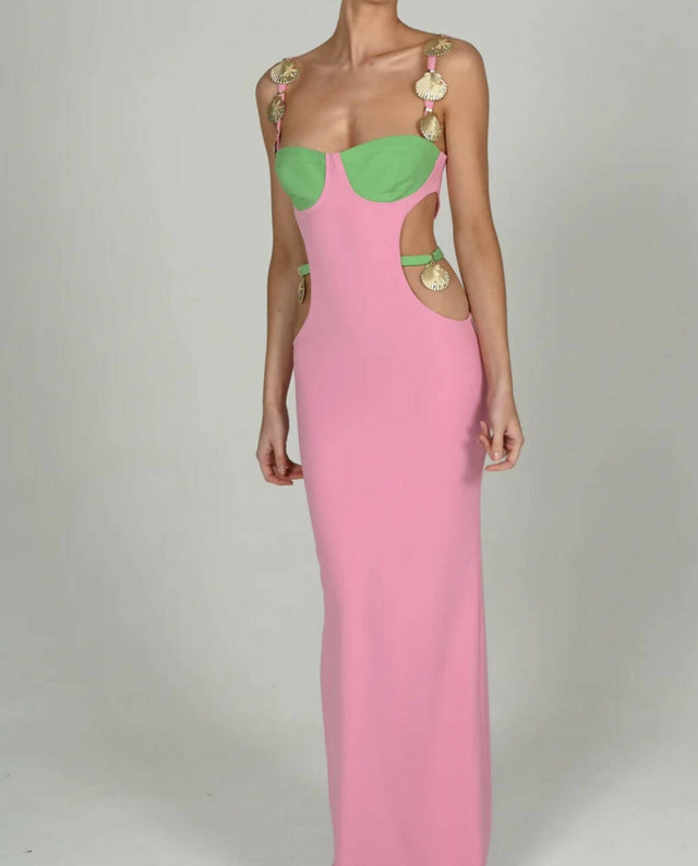The Dolls House Oceana Maxi Dress - 8 / Multi - Dresses