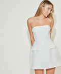 The Ultimate Muse Strapless Dress Odd Muse White - 8 / White - Dresses