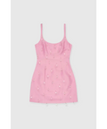 The Wolf Gang Luvia Beaded Mini Dress Pink Size S - 8 / Pink - Dresses