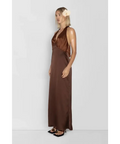 The Wolf Gang Oahu Slip Dress Chocolate Brown Size XS & S - Dresses
