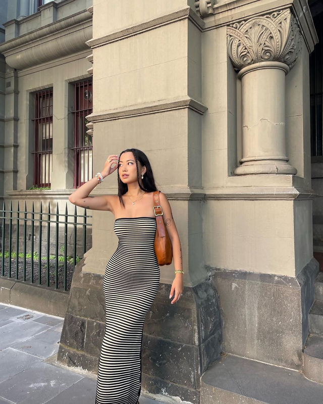 The Wolfgang Sunmor Knit Maxi - 10 / Black - Dresses