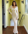Tiger Mist Sopha 2 Piece Maxi Dress - 8 / White - Dresses