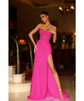 TINA HOLLY TE215 in Fuchsia Pink (10) Lilac (8) & Royal Blue (12) - Dresses