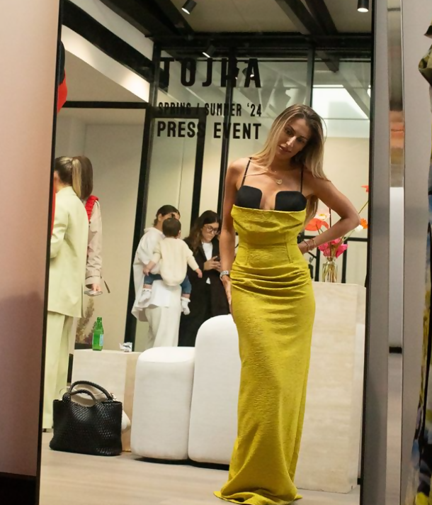 Tojha Ellison Dress Size 8 - 8 / Yellow - Dresses