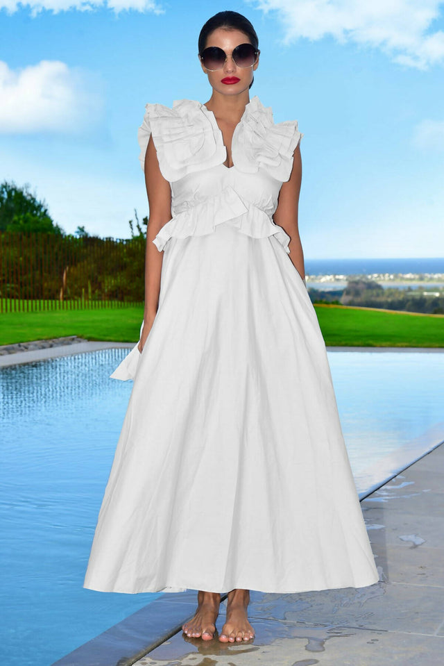Trelise Cooper Got the Frills for You White - 8 / White - Dresses