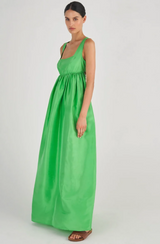Oroton Strappy Sundress Green Size 8 view 1