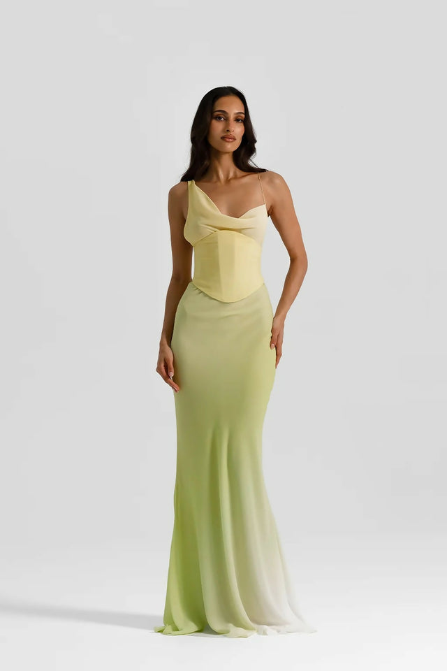 Natalie Rolt Brielle Dress in Citrus