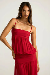 Ance Gria Romeo Gown in Red view 2