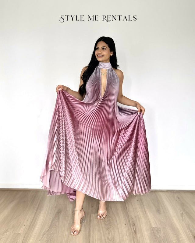 L'idee Opera Gown Mauve Ombre