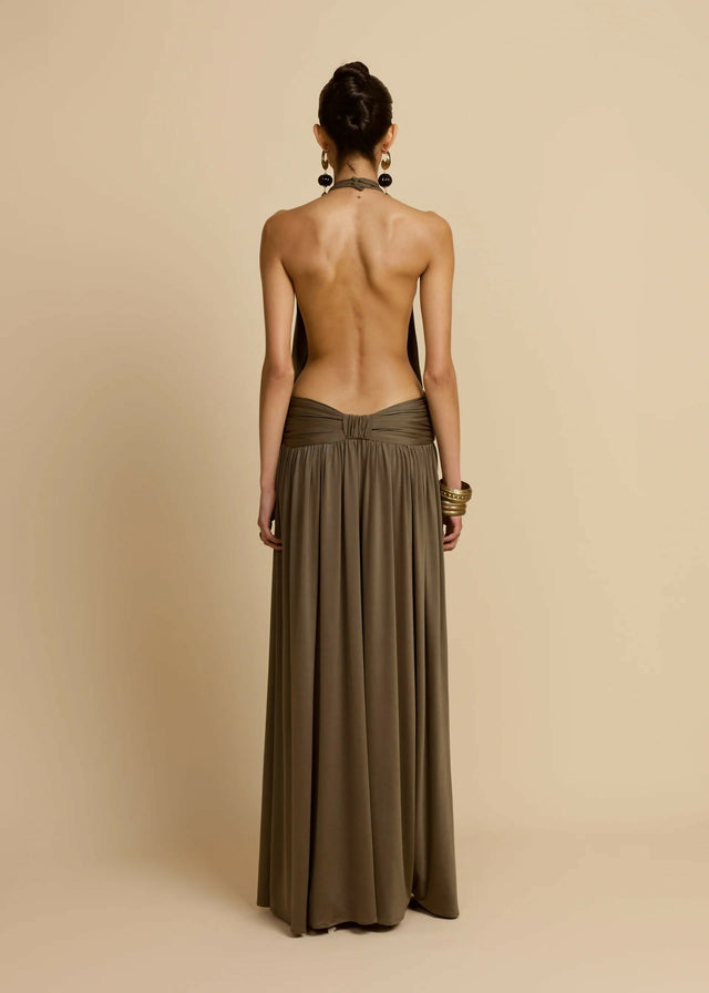 Arcina Ori Santina Dress in Khaki