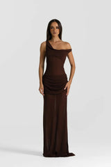 Natalie Rolt Cadence Gown - Brown Size 10 view 1