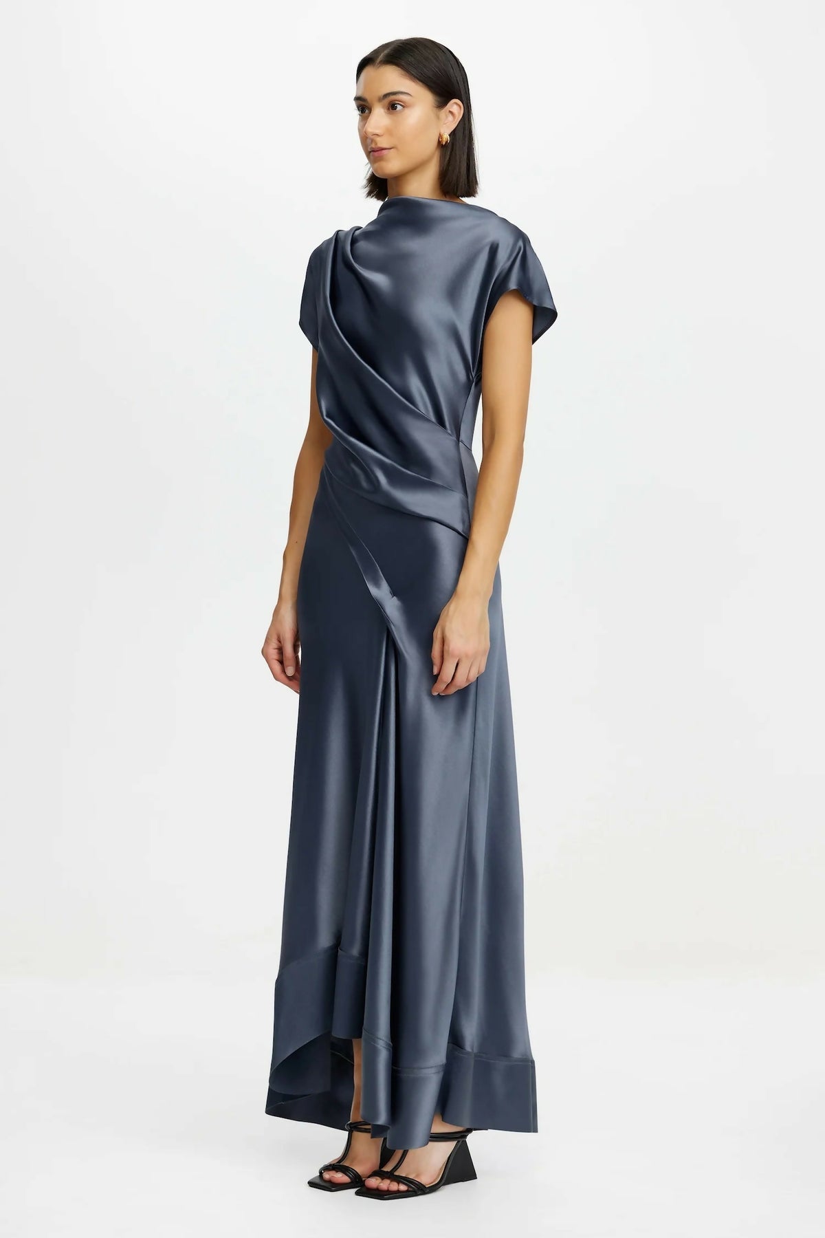 Acler Glatton Maxi Dress - Slate – view 2