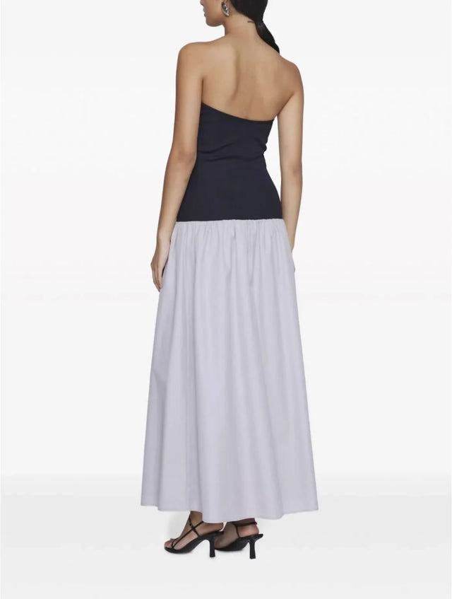 Anna Quan Amyra Strapless Midi Dress Grey Dove