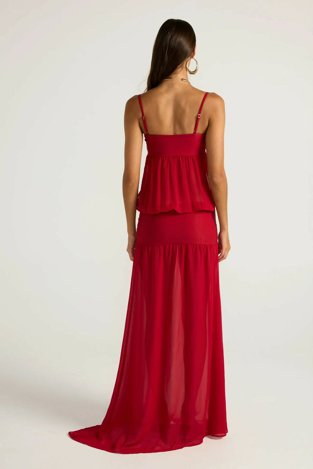Ance Gria Romeo Gown in Cherry Red