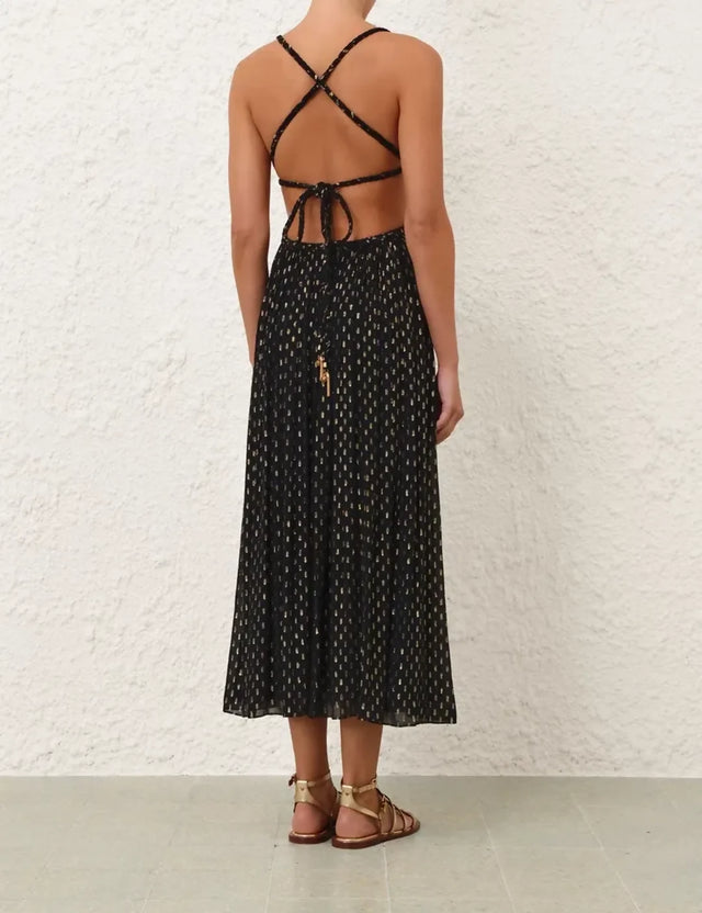 Zimmermann Daylight Braid Trim Dress