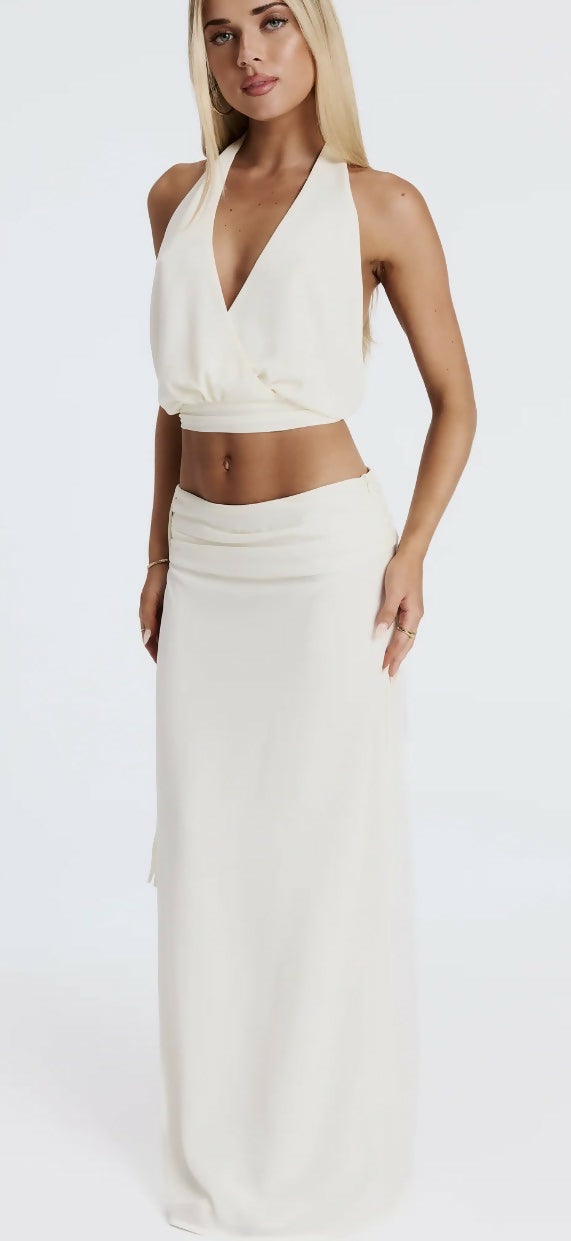 Delilah top XS, maxi skirt S