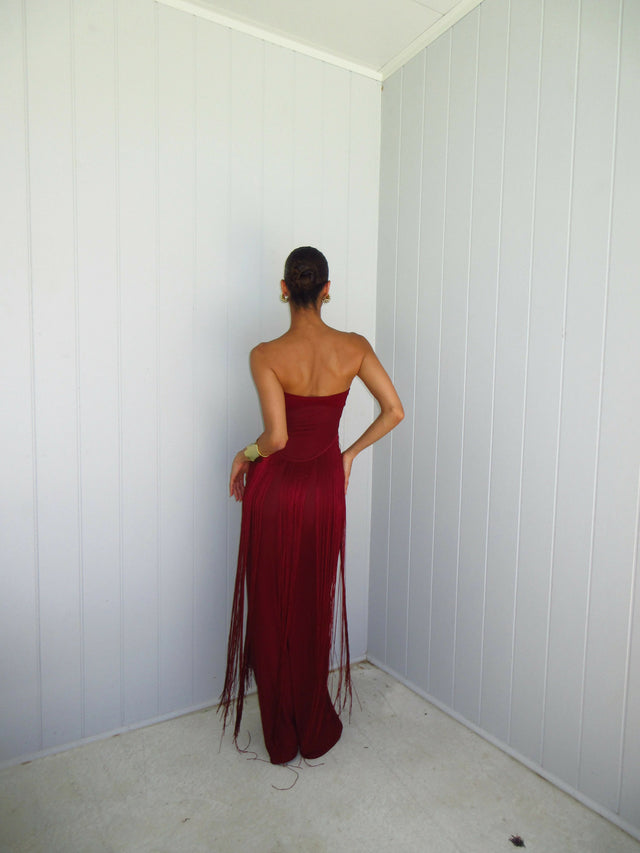 Deconduarte Venus Gown - Wine Size 10