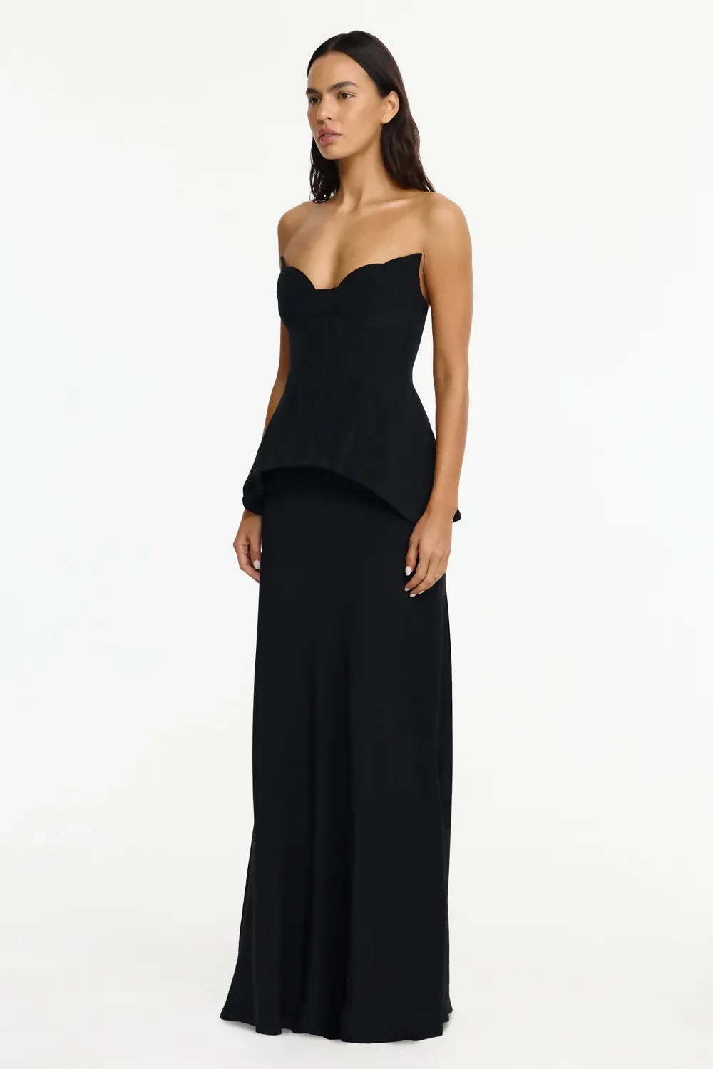Acler Bankfield Maxi Dress Black – view 2
