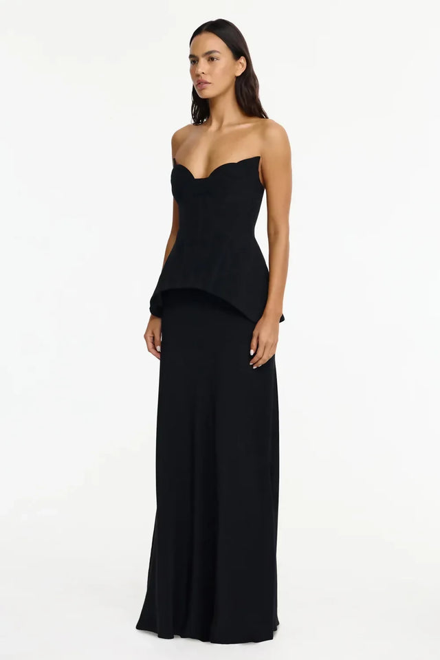 Acler Bankfield Maxi Dress Black