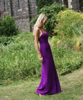 vdm the label purple dress Madeline Maxi Knit Dress