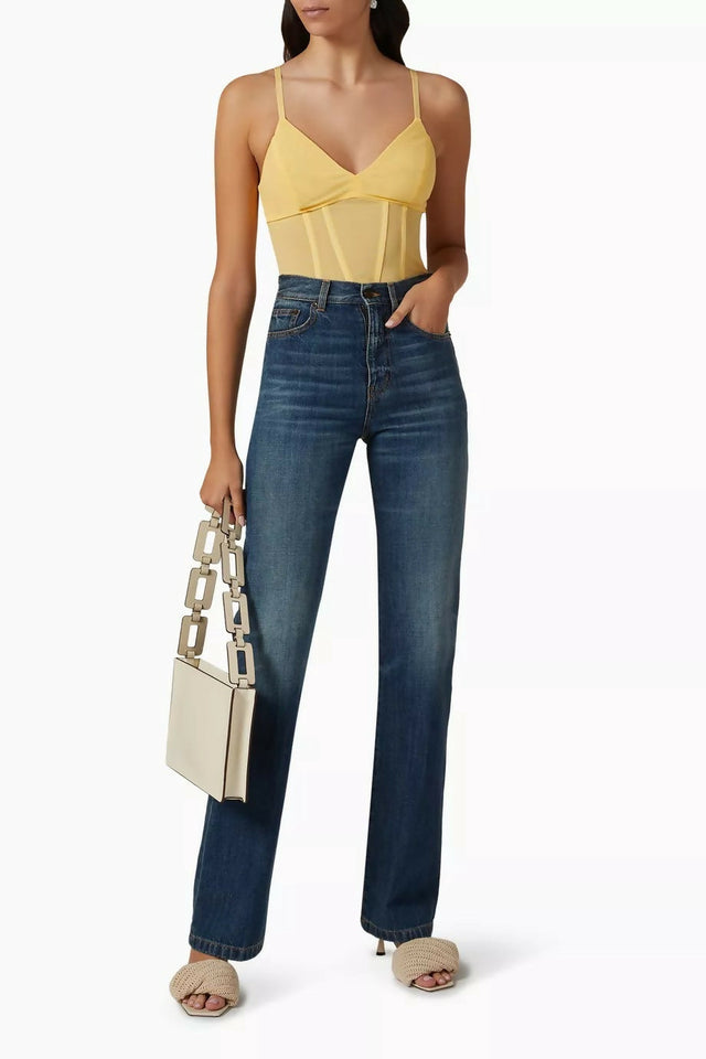 Viktoria & Woods Omega Bustier Yellow - 4 / Yellow - Tops