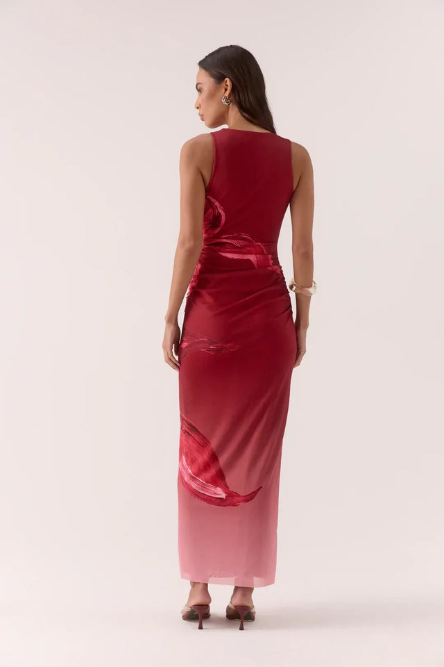 Sovere The Florence Dress in Raspberry