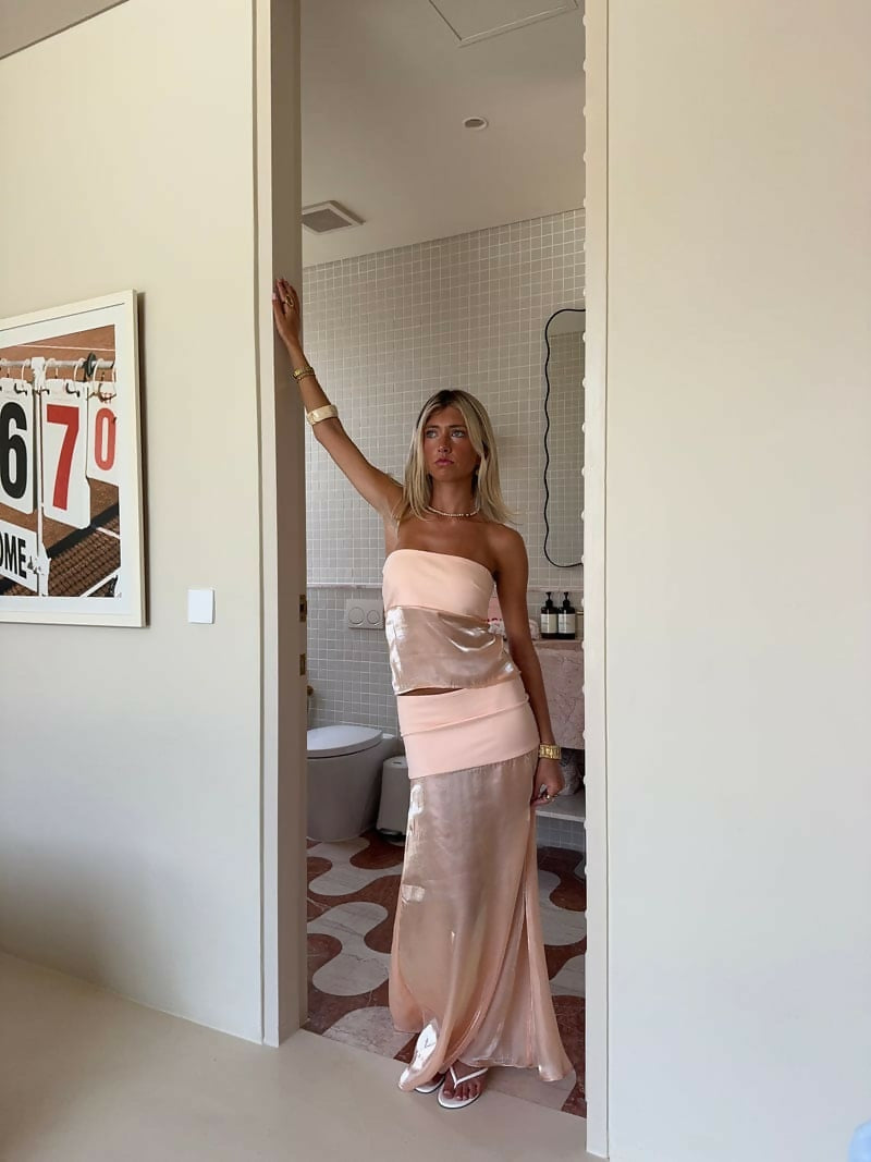 Desero Jacare Mallorca Orange Top &amp; Skirt Set – view 3
