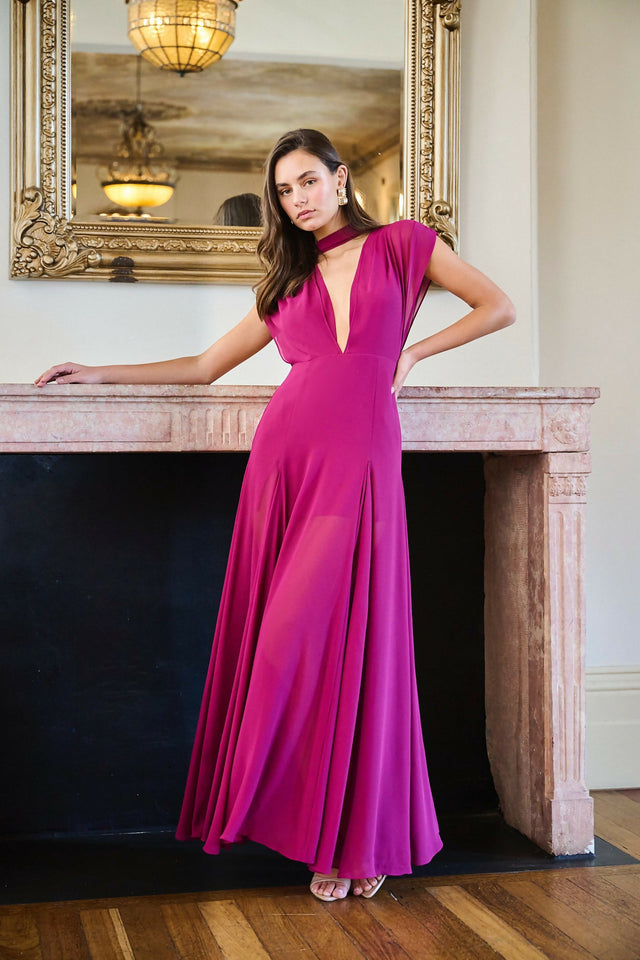 Calia Collection Gia Maxi Dress Fuchsia
