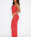 Whitefox Boutique Red Sequin Maxi Set - 6 / Red - Outfit Sets