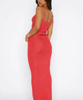 Whitefox Boutique Red Sequin Maxi Set - 6 / Red - Outfit Sets