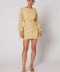 Winona Amberette Gingham Mini Dress - Sale - Dresses