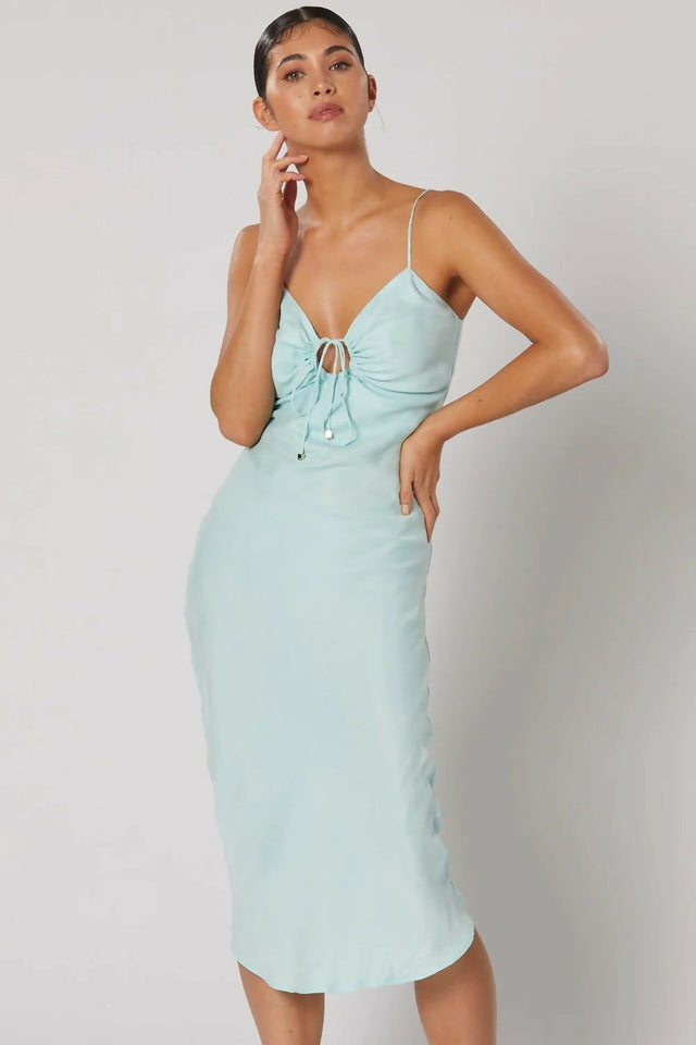 Winona Azure Maxi Dress - 12 / Blue - Dresses