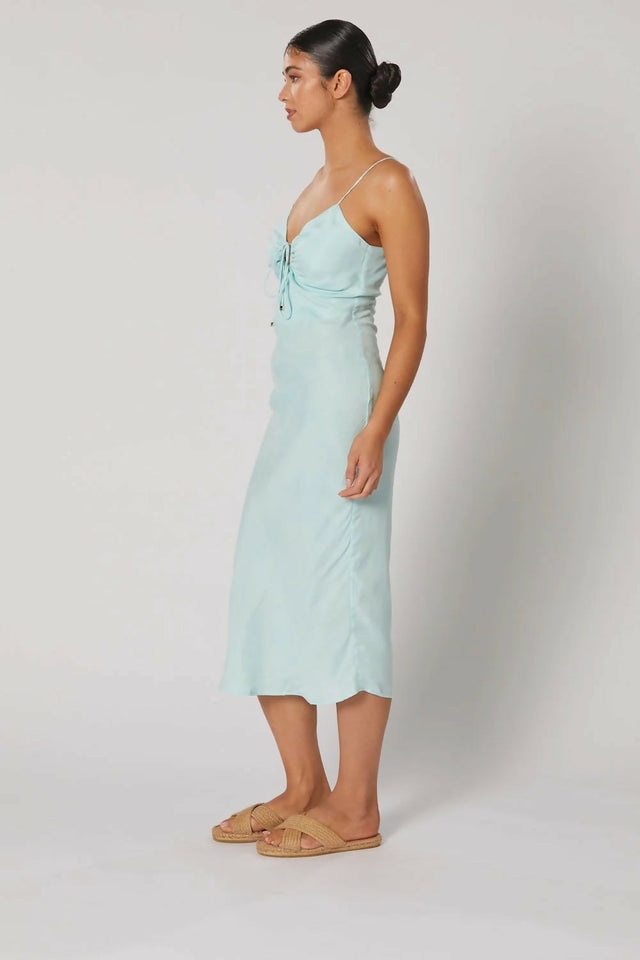 Winona Azure Maxi Dress - 12 / Blue - Dresses