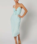 Winona Azure Maxi Dress - 12 / Blue - Dresses