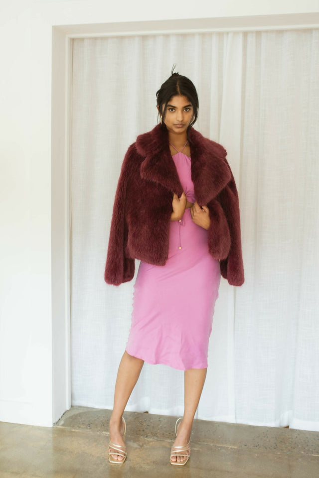 Winona Morado Midi Dress - Sale - 6 / Pink - Dresses