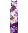 With Harper Lu Indigo Blossom Midi Dress - 8 / Indigo - Dresses
