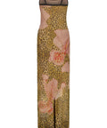 With Harper Lu Mesh Leopard Slip Maxi Dress - 8 / Print - Dresses