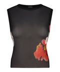 With Harper Lu Mesh Tank & Skirt Set| Black Floral - 6 / Multi - Outfit Sets