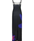 With Harper Lu Midnight Lily Floral Slip - 8 / Multi - Dresses