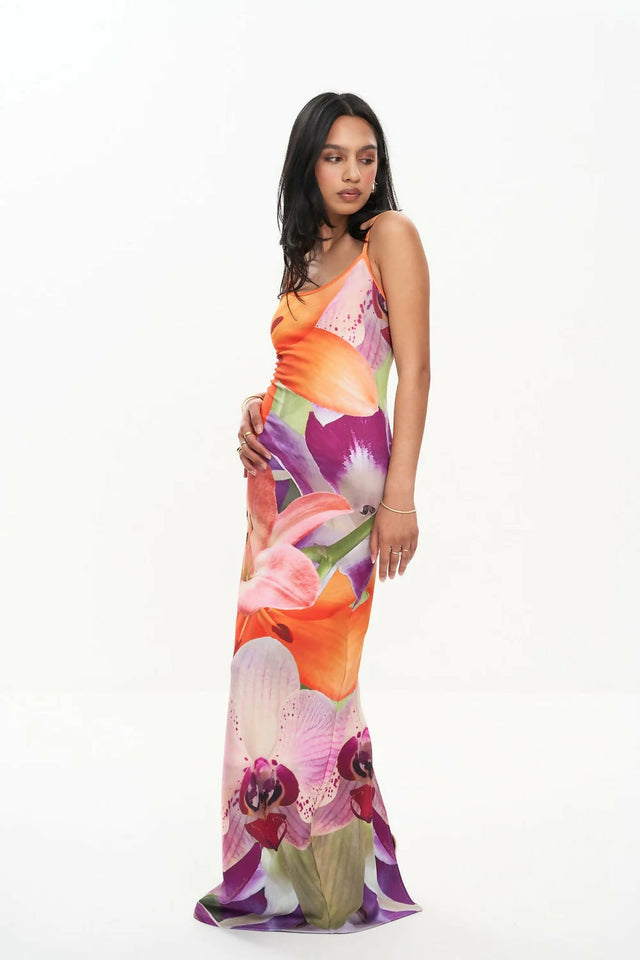 With Harper Lu Riviera Slip Dress - 6 / Multi - Dresses