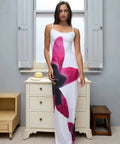 With Harper Lu Slip Dress Pearl Lily Floral - 10 / Multi - Dresses
