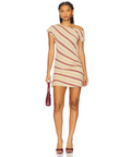 With Jean Camilia Dress Stripe - 8 / Multi - Dresses
