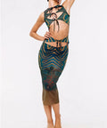 With Jean Paloma Dress - 10 / Multi - Dresses