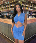 With Jean Roxy Dress - Dresses