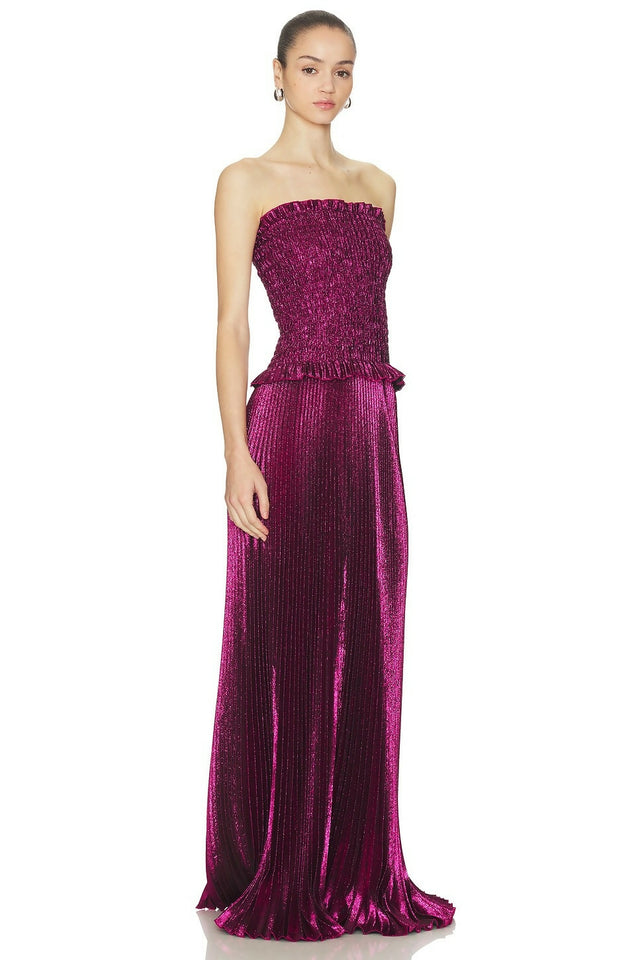 L'Idee Maya Gown Sangria Glitter Size 6,8,10,12,14