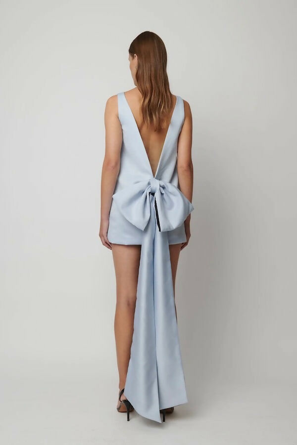 Effie Kats Nikola Mini Dress Ice Blue